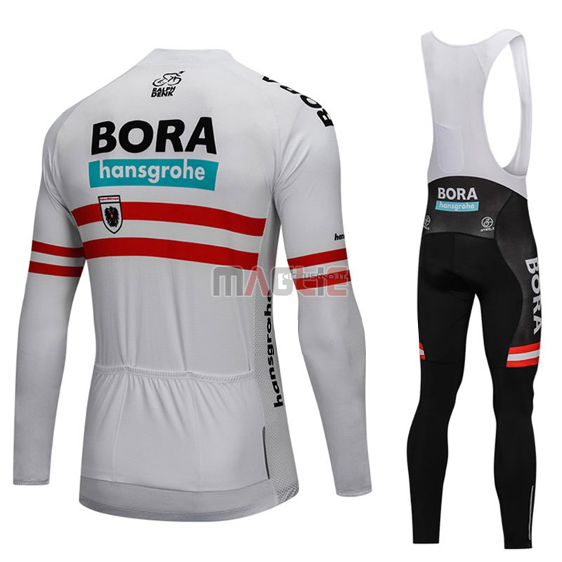 Maglia Bora Campioni Austria Manica Lunga 2018 Bianco